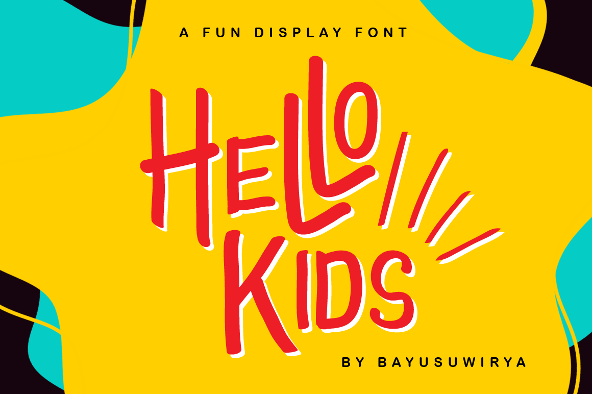 Hello Kids font